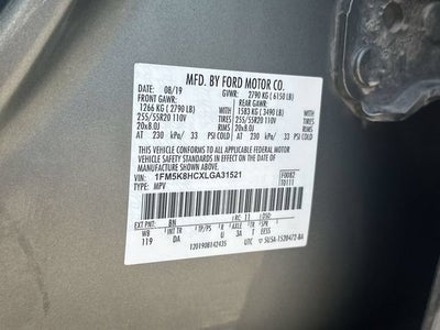 2020 Ford Explorer Platinum