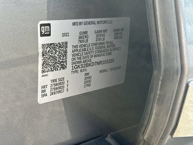 2022 GMC Yukon SLT