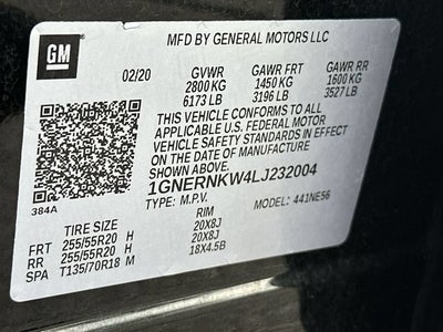 2020 Chevrolet Traverse High Country