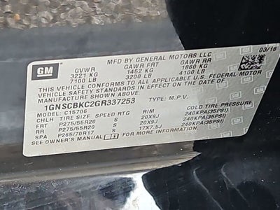 2016 Chevrolet Tahoe LT