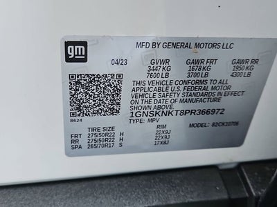 2023 Chevrolet Tahoe LT