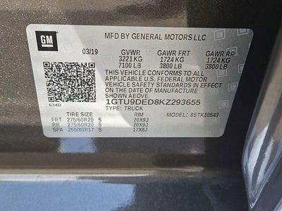 2019 GMC Sierra 1500 SLT