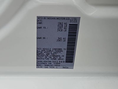 2024 Nissan Altima 2.5 SV