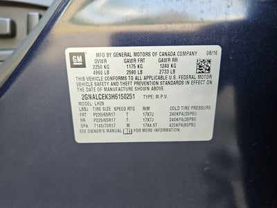 2017 Chevrolet Equinox LT