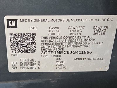 2018 GMC Sierra 1500 SLT