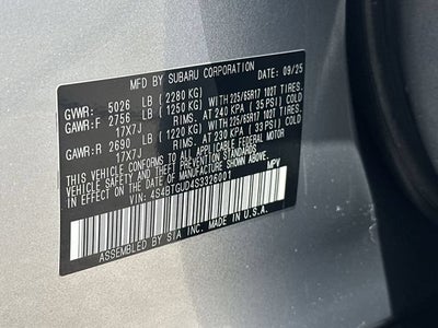 2025 Subaru Outback Wilderness