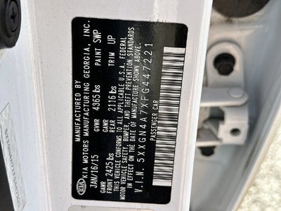 2015 Kia Optima EX