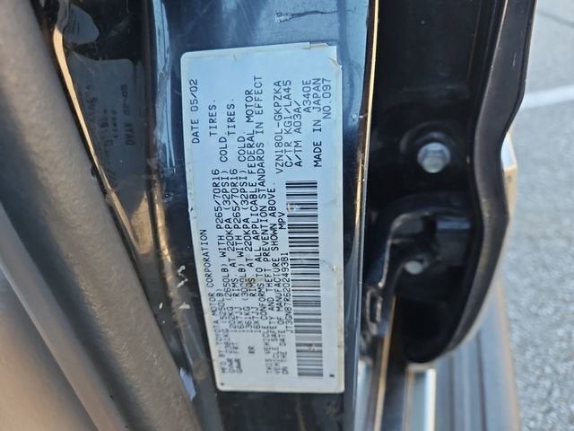 2002 Toyota 4Runner Limited