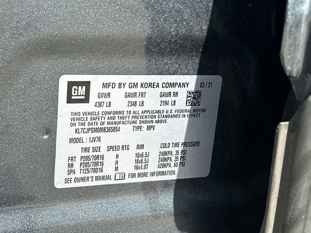2021 Chevrolet Trax LT