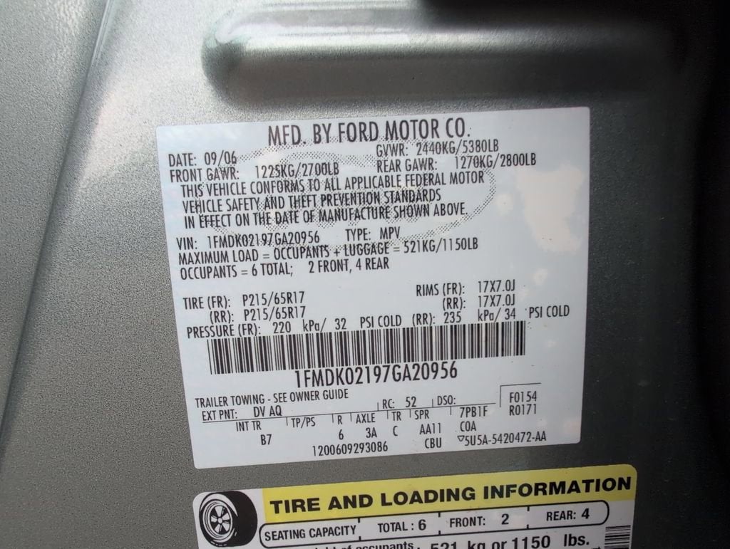 2007 Ford Freestyle SEL