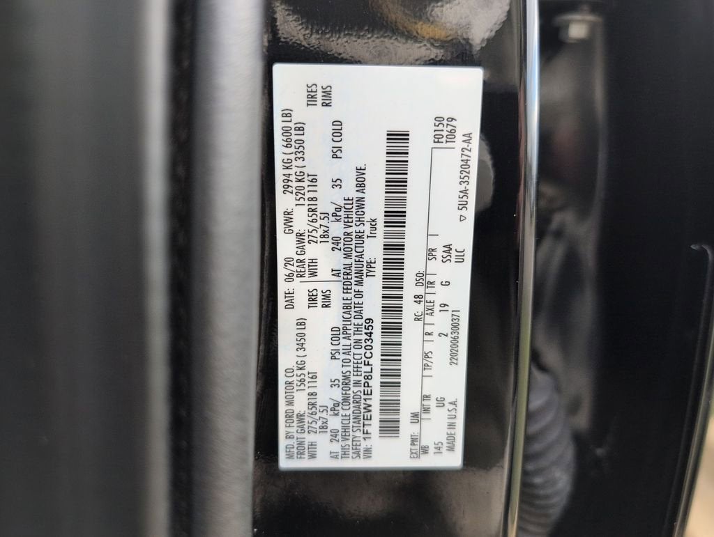 2020 Ford F-150 XLT