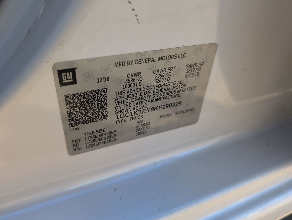 2019 Chevrolet Silverado 2500 HD LTZ