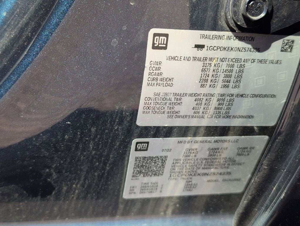 2022 Chevrolet Silverado 1500 LT (2FL)