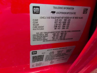 2023 Chevrolet Silverado 1500 LT (2FL)