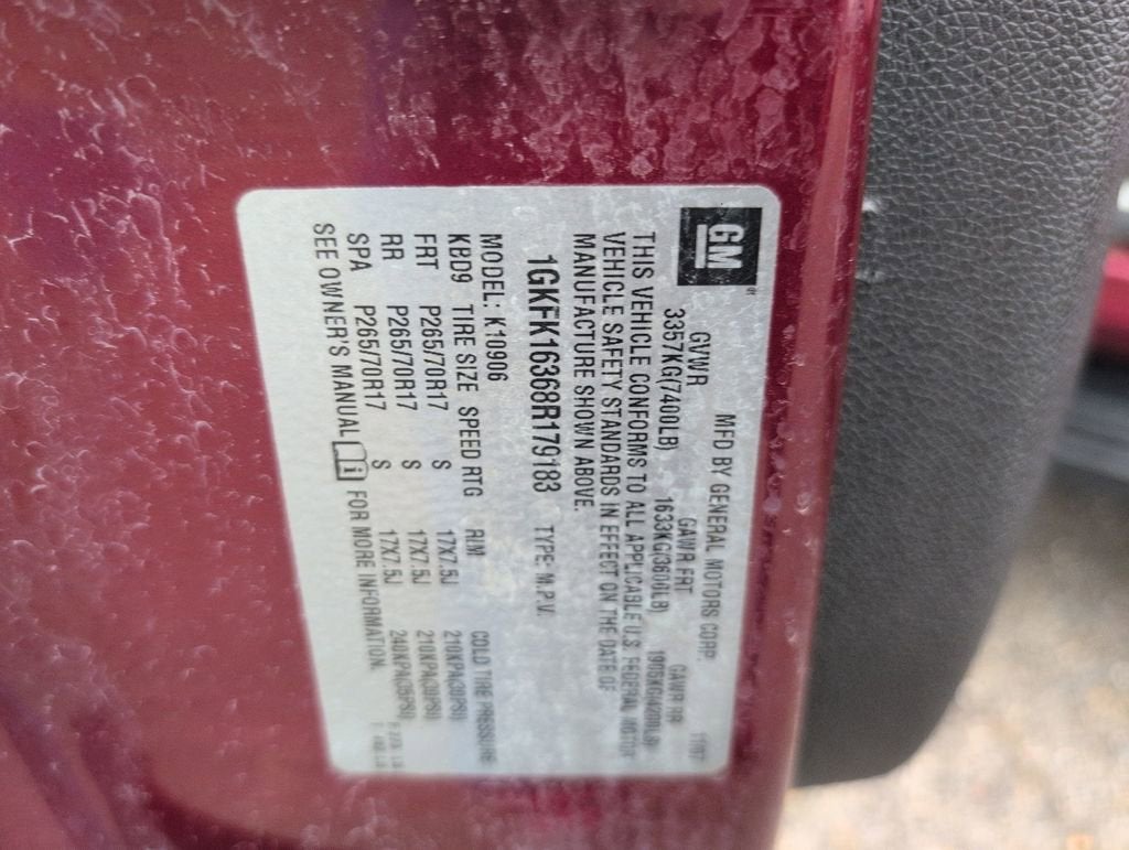 2008 GMC Yukon XL SLT w/4SA