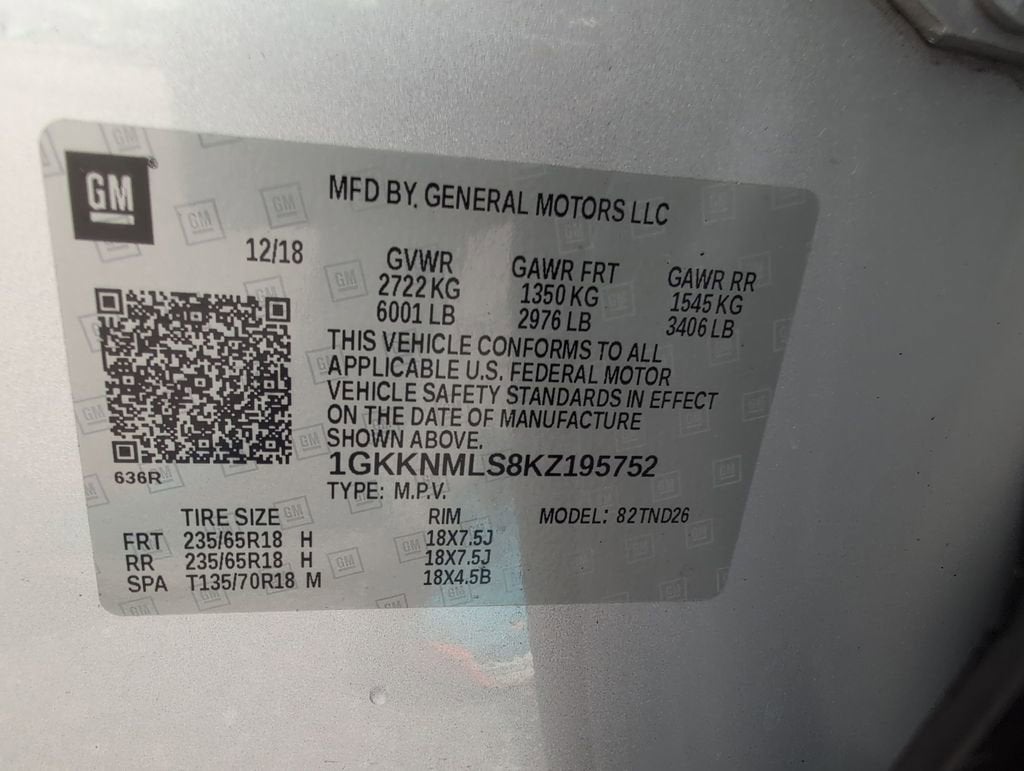 2019 GMC Acadia SLT