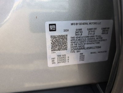 2025 Chevrolet Tahoe RST