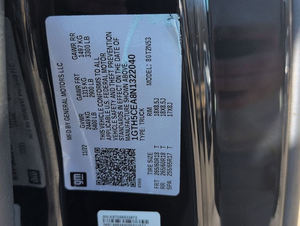 2022 GMC Canyon Elevation