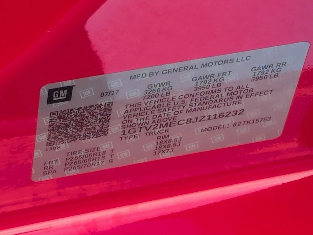 2018 GMC Sierra 1500 SLE