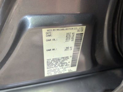 2018 Nissan Altima 2.5 SR