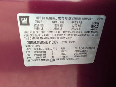 2017 GMC Terrain SLE