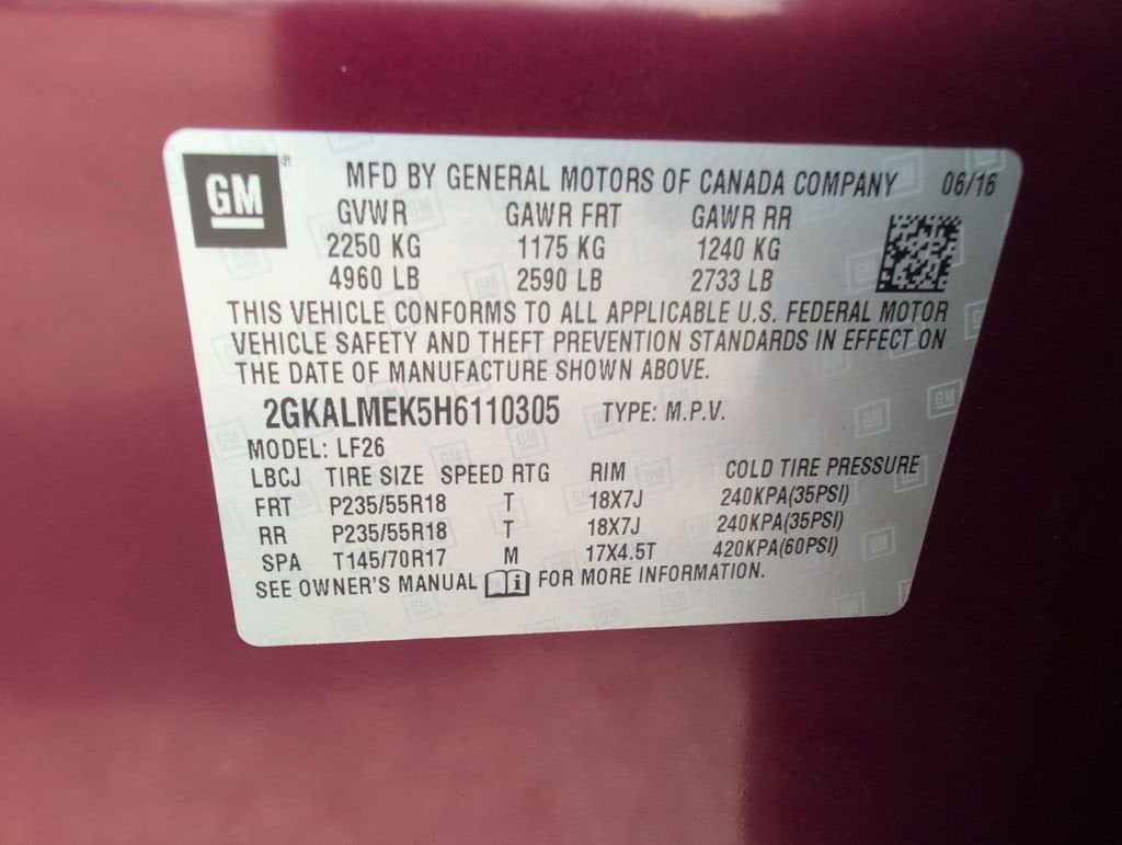 2017 GMC Terrain SLE