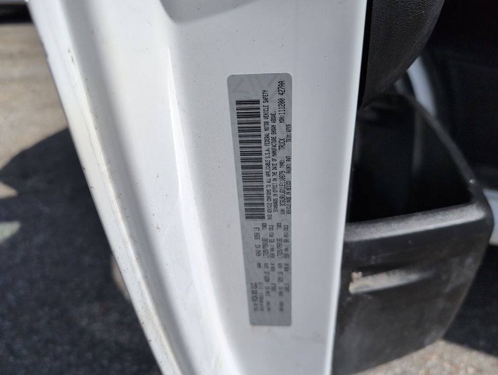 2020 RAM ProMaster 3500 Cargo Van High Roof 159" WB EXT