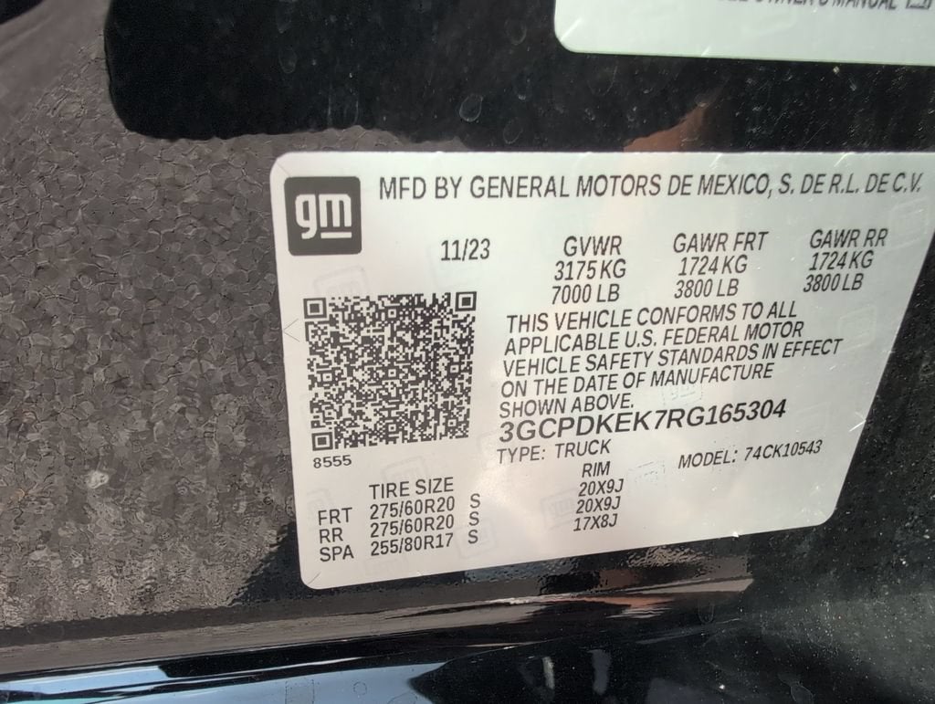 2024 Chevrolet Silverado 1500 LT (2FL)