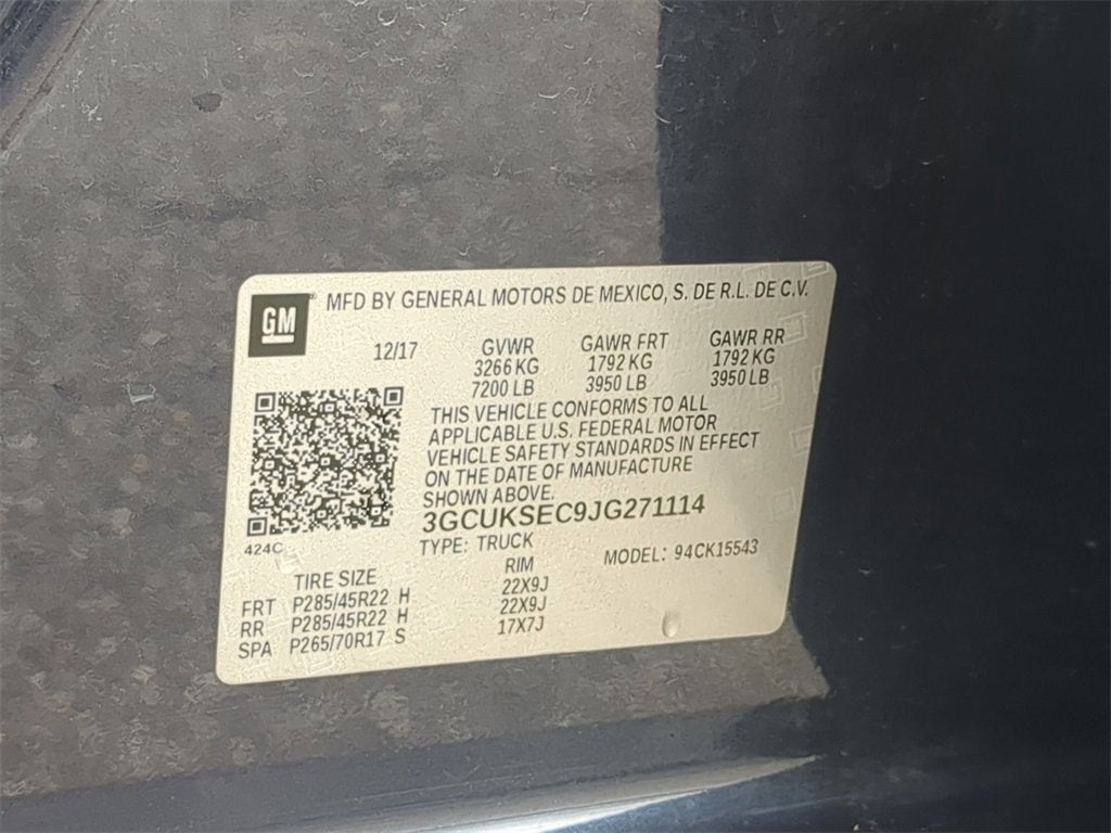 2018 Chevrolet Silverado 1500 LTZ