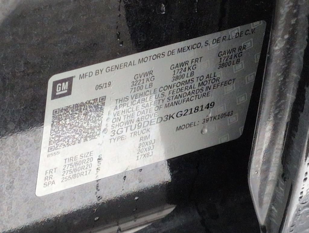 2019 GMC Sierra 1500 SLT