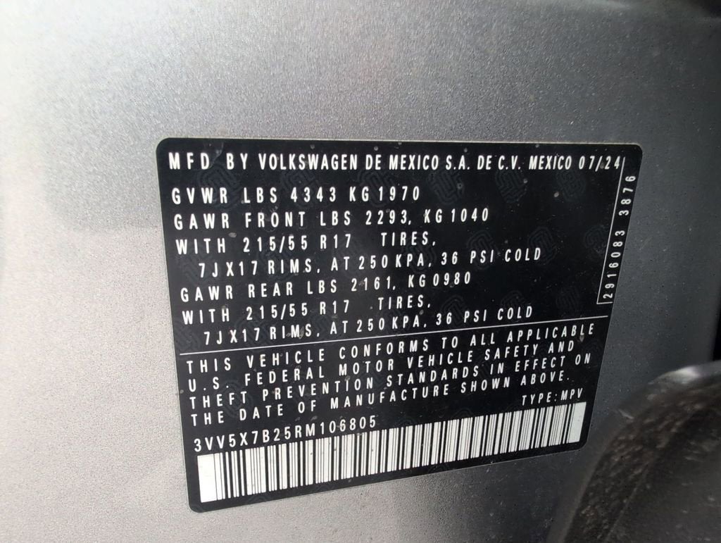2024 Volkswagen Taos 1.5T S