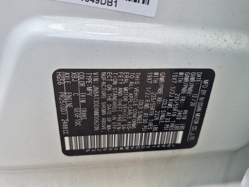 2021 Nissan Rogue Platinum Intelligent AWD