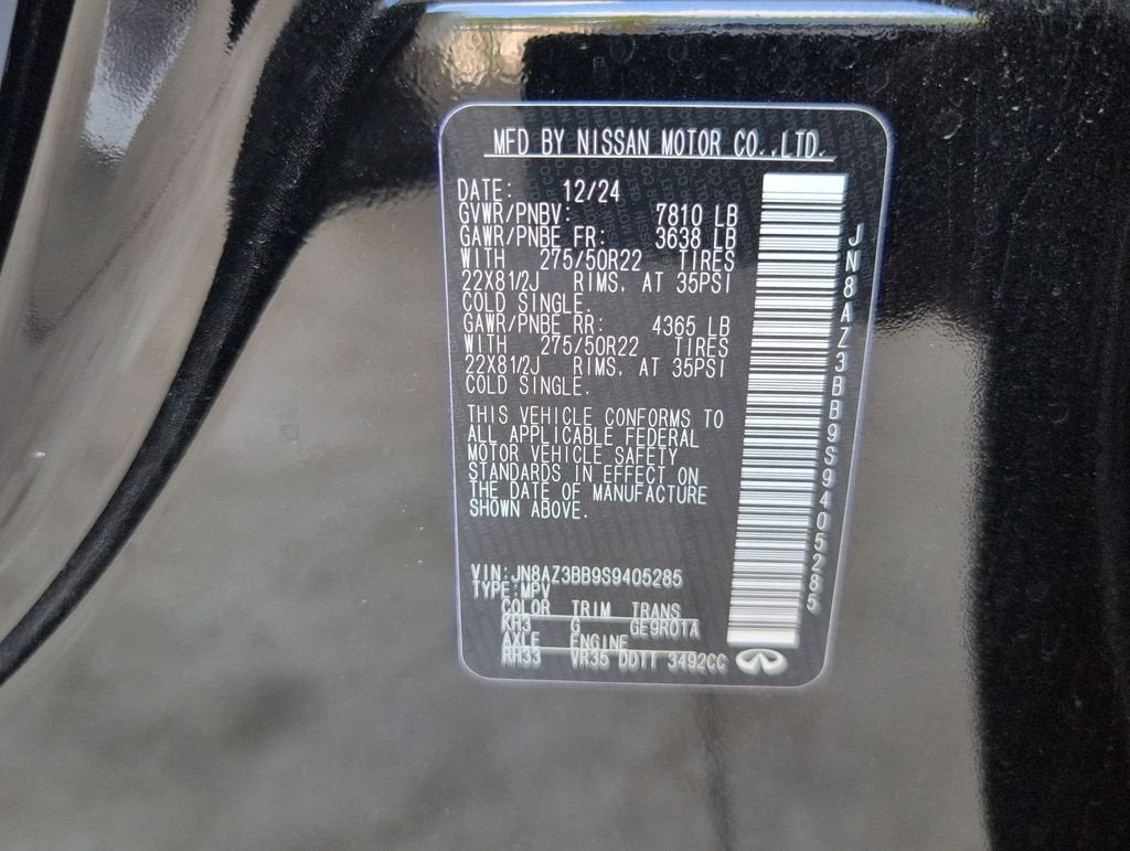 2025 INFINITI QX80 LUXE AWD