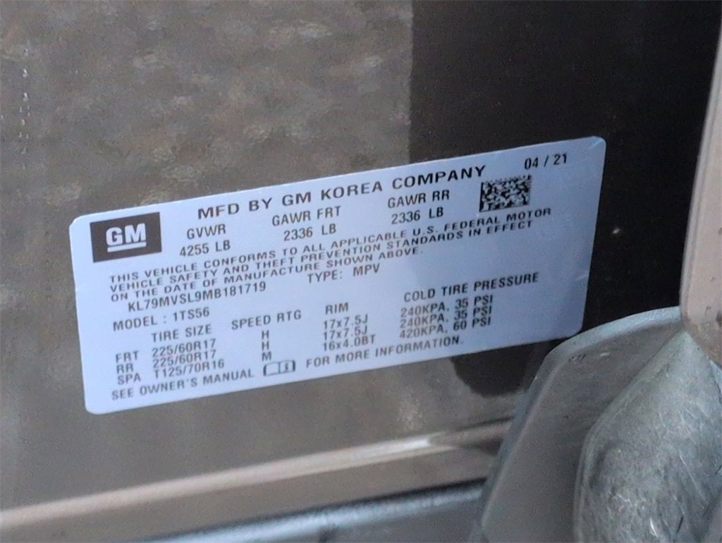 2021 Chevrolet Trailblazer ACTIV